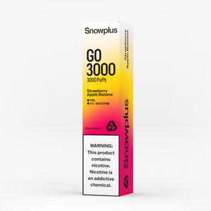 Snowplus Go 3000 Strawberry Apple Banana