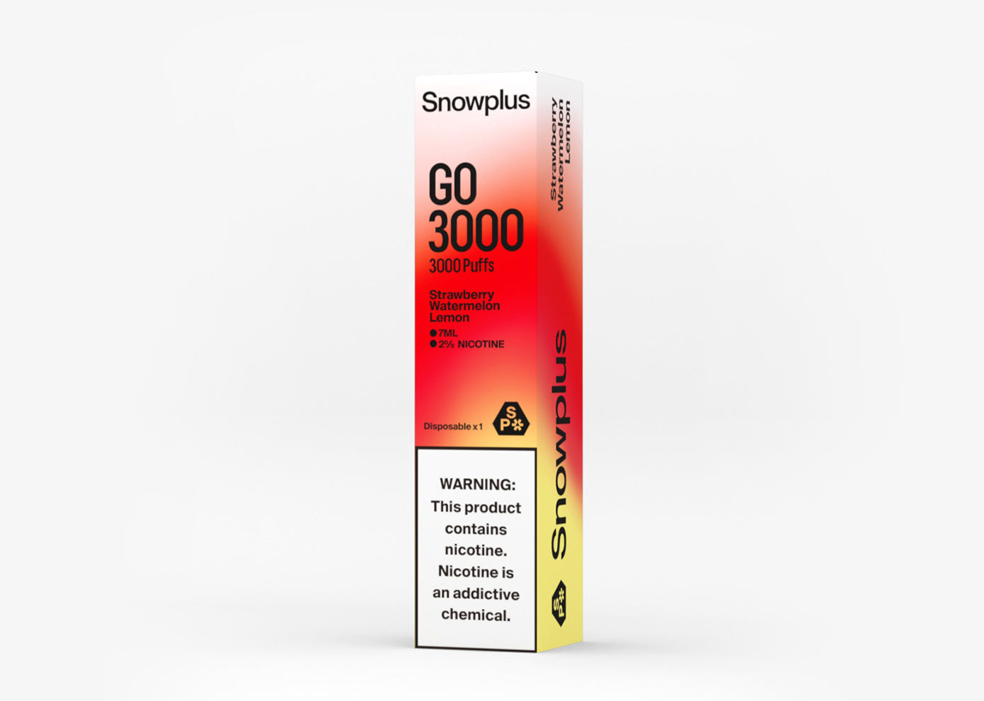 Snowplus Go 3000 Strawberry Watermelon Lemon