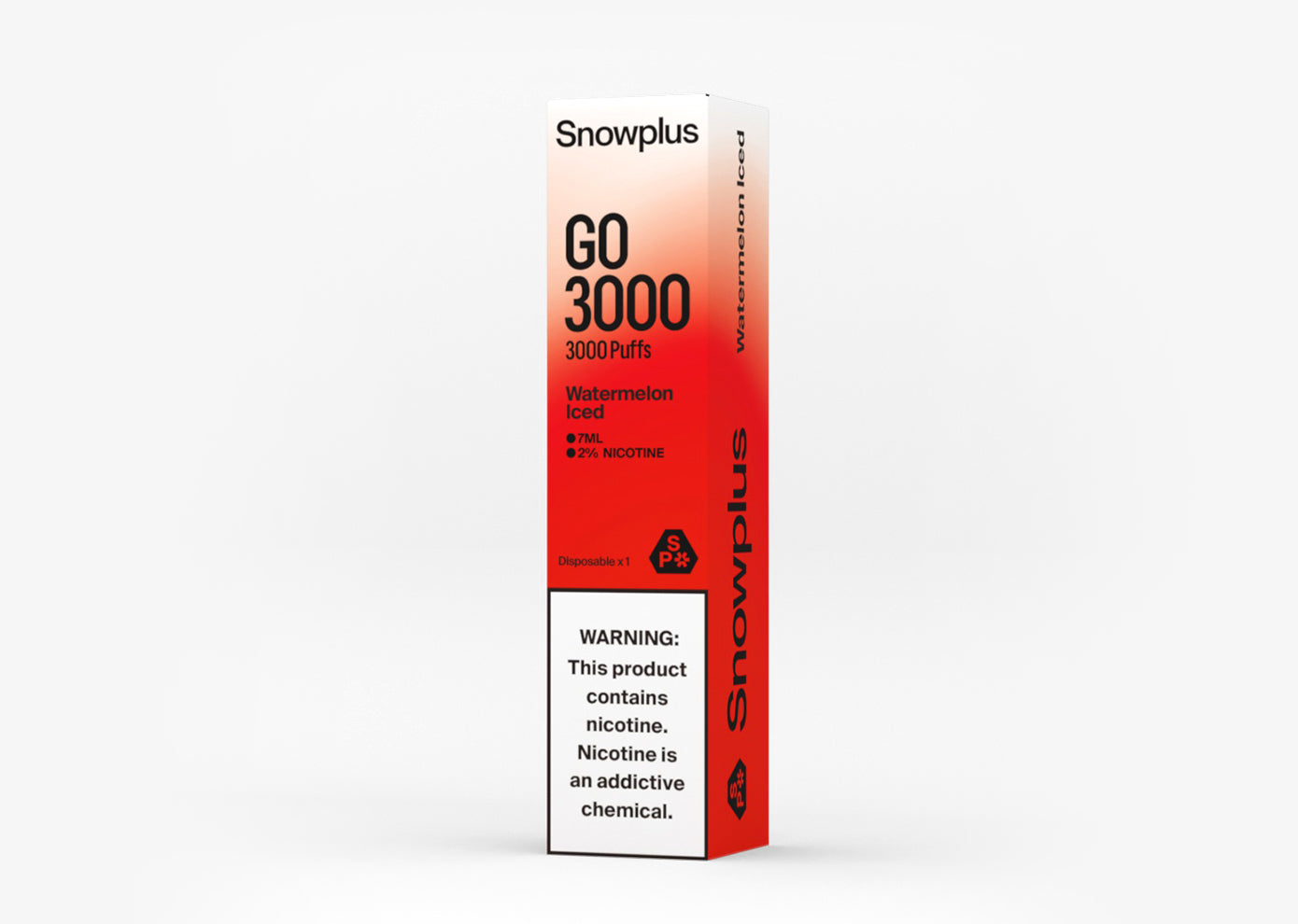 Snowplus Go 3000 Watermelon Iced